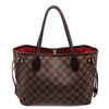 Image 1 : Louis Vuitton Damier Ebene Canvas Leather Neverfull PM Bag