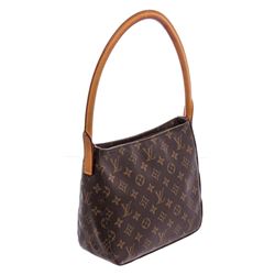 Louis Vuitton Monogram Canvas Leather Looping MM Shoulder Bag