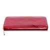 Image 4 : Louis Vuitton Red Vernis Leather Monogram Zippy Wallet