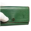 Image 7 : Louis Vuitton Green Epi Leather 4 Key Holder