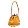 Image 1 : Louis Vuitton Yellow Epi Leather Noe PM Drawstring Shoulder Bag