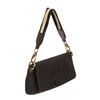 Image 3 : Gucci Black Canvas Leather Trim Small Shoulder Bag