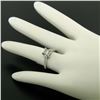 Image 3 : 14K White Gold 1.32 ctw H VS1 Prong Set Princess Cut Diamond Engagement Ring Sz