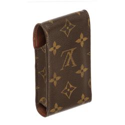 Louis Vuitton Monogram Canvas Leather Cigarette Holder Case