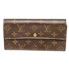 Image 1 : Louis Vuitton Damier Ebene Canvas Leather Sarah Wallet