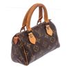Image 4 : Louis Vuitton Monogram Canvas Leather Mini Speedy Bag