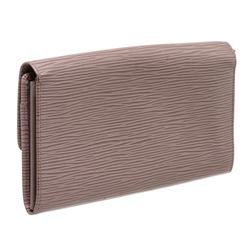 Louis Vuitton Pink Epi Leather Sarah Long Wallet