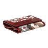 Image 4 : Burberry Nova Check Stars Burgundy Tan Snap Wallet