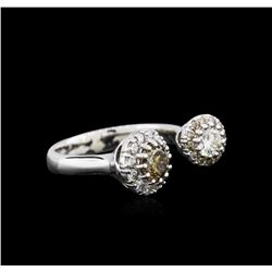 14KT White Gold 1.10 ctw Diamond Ring