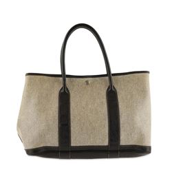 HermÃƒÂ¨s Garden Party 36 Gray Toile Tote