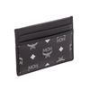 Image 3 : MCM Estate Black Reflective Nylon Leather Mini Card Case
