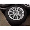 Image 1 : Set of 4 TIRE WHEEL PACKAGE - KONIG FORMULA GLOSS SILVER - 16X7 5/100-4.5 - With New  ANTARES WINTER