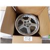 Image 1 : Set of 4 New In Box VOXX WHEELS FERRARO SILVER MACHINED RIMS - LIP 66.7  ML17X7 5X112 +32