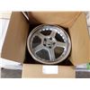 Image 1 : Set of 4 New In Box VOXX WHEELS FERRARO SILVER MACHINED RIMS - LIP 66.7  ML17X7 5X112 +32