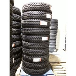 Set of 10 New Mixed Service Trailer AZ126 Commercial Tires 11R24.5 16 ply