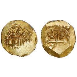 Mexico City, Mexico, cob 4 escudos, Philip V, assayer not visible (style of 1711-1713J), NGC MS 63,
