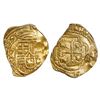 Image 1 : Mexico City, Mexico, cob 2 escudos, 1698L, "jeweled cross" variety, very rare, NGC AU details / coun