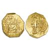 Image 1 : Bogota, Colombia, cob 2 escudos, posthumous Charles II, no assayer (Arce), lions and castles transpo