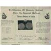 Image 2 : Potosi, Bolivia, cob 8 reales, 1620T, Grade 1, vintage certificate.