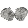 Image 1 : Potosi, Bolivia, cob 4 reales, Philip III, assayer not visible, Grade 3.