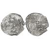 Image 1 : Potosi, Bolivia, cob 4 reales, (1618)PAL, rare, Grade 1.