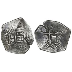 Mexico City, Mexico, cob 4 reales, 1641(?)P.