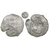 Image 1 : Potosi, Bolivia, cob 8 reales, (1650-1)O, with crowned-L countermark on cross.