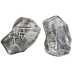 Mexico City, Mexico, cob 8 reales, Philip V, assayer J.