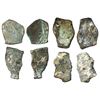 Image 1 : Lot of four Mexico City, Mexico, cob 8 reales "greenies" (encrusted as found), ex-Ward.