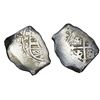 Image 1 : Mexico City, Mexico, cob 4 reales, Philip V, assayer J (pre-1714 style).