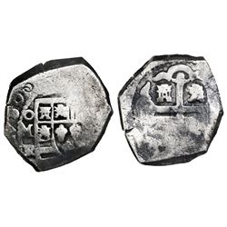 Mexico City, Mexico, cob 4 reales, 1730R.