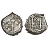 Image 1 : Potosi, Bolivia, cob 8 reales, 1750, assayer not visible.