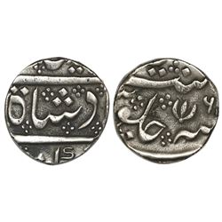 India (Madras Presidency), Arkot mint, 1 rupee, regnal year 6 (frozen date / ca. 1759-82), open lotu