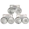 Image 1 : Set of three USA (New Orleans mint) Seated Liberty half dollar, NGC Shipwreck Effect / SS Republic, 