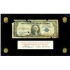 Image 1 : USA, $1 silver certificate, series 1935A, serial H36409238C, Julian-Morgenthau, salvaged from the An
