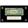 Image 2 : USA, $1 silver certificate, series 1935A, serial H36409238C, Julian-Morgenthau, salvaged from the An