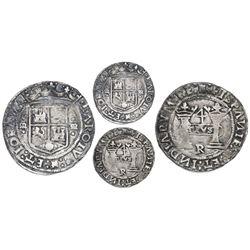 Mexico City, Mexico, 4 reales, Charles-Joanna, "Early Series," assayer R (Latin) at bottom between p