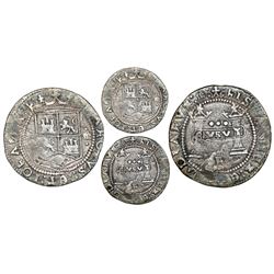 Mexico City, Mexico, 3 reales, Charles-Joanna, "Early Series," assayer R (Gothic) at bottom between 