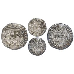 Mexico City, Mexico, 2 reales, Charles-Joanna, "Early Series," assayer R (Gothic) at bottom between 