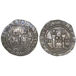 Mexico City, Mexico, 2 reales, Charles-Joanna, "Late Series," assayer L to left, mintmark M to right
