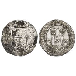 Mexico City, Mexico, 1 real, Charles-Joanna, "Late Series," assayer L to right, mintmark M to left (