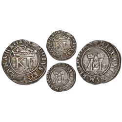 Mexico City, Mexico, 1/2 real, Charles-Joanna, "Late Series," assayer L to right, o to left, mintmar