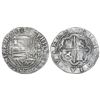 Image 1 : Lima, Peru, cob 4 reales, Philip II, assayer Diego de la Torre, P-4 to left, *-oD to right.