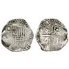 Image 1 : Potosi, Bolivia, cob 8 reales, (1)645, assayer not visible.