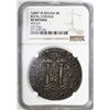 Image 2 : Potosi, Bolivia, cob 8 reales Royal (galano), 1684VR, NGC XF details / holed.