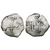 Image 1 : Potosi, Bolivia, cob 8 reales, 1691VR.