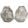 Image 1 : Potosi, Bolivia, cob 8 reales, 1720Y.