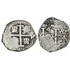Image 1 : Potosi, Bolivia, cob 4 reales, 1689VR.