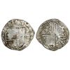 Image 1 : Bogota, Colombia, cob 8 reales, 1634A, quadrants of cross transposed, very rare, PCGS VF detail / to