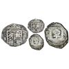 Image 1 : Bogota, Colombia, billon cob 1/4 real, date not visible (1622), assayer A to right and mintmark S to